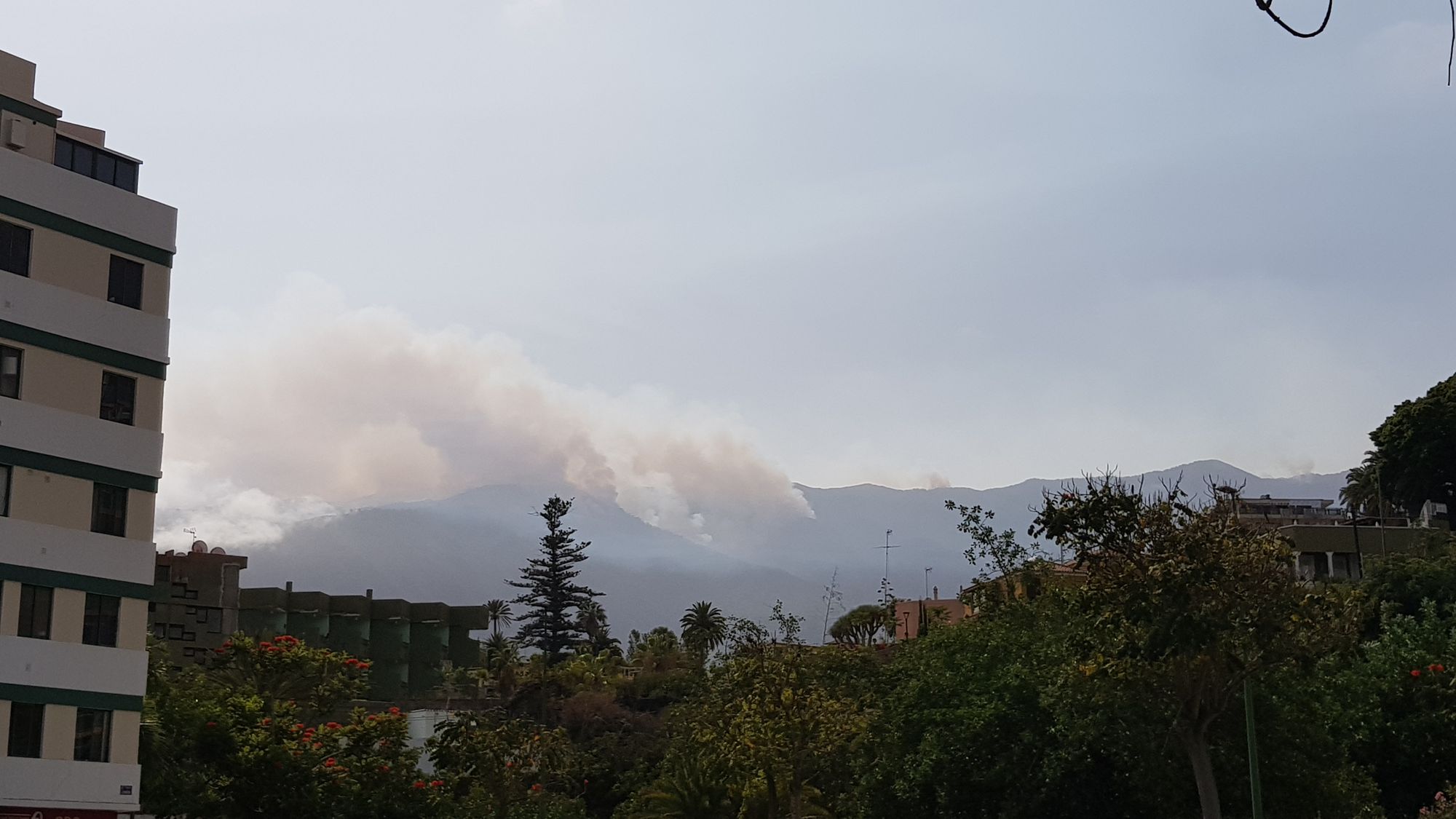 Forest Fires On Tenerife August 2023